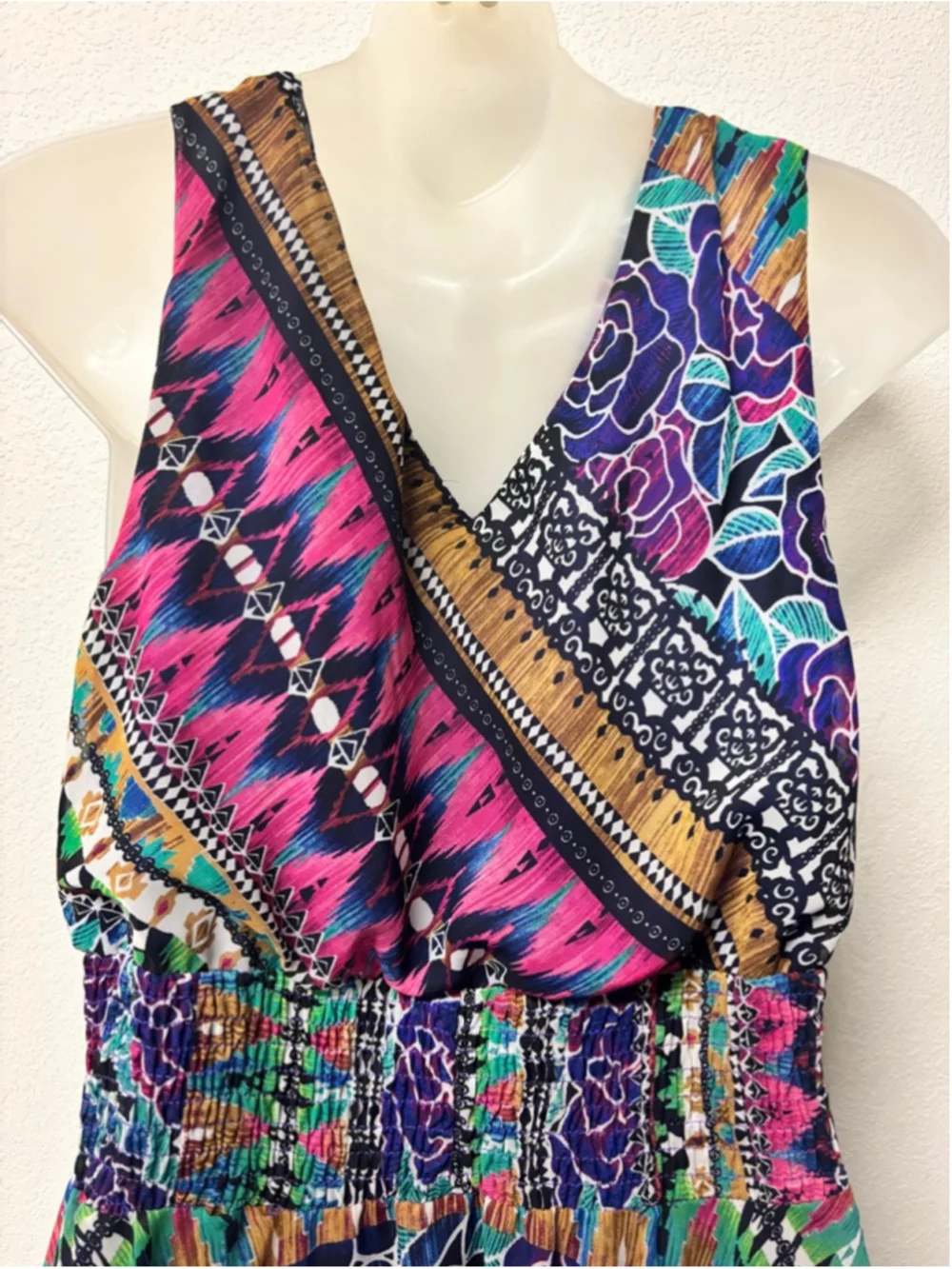 Rabbit Rabbit Rabbit Designs Multicolor Asymmetrical Dress Size 12 - Picture 9 of 10